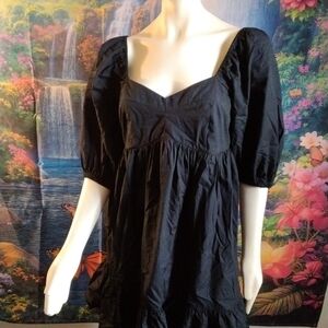 Banana Republic black knee length lightweight black dress Women’s SZ medium NEW